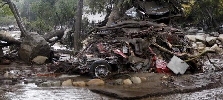 ΗΠΑ: Τουλάχιστον 13 οι νεκροί στις κατολισθήσεις λάσπης στη νότια Καλιφόρνια